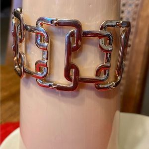 Vintage Trifari Bracelet, 7” Goldtone Link